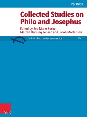 cover image of Collected Studies on Philo and Josephus